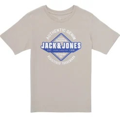 Sale Jack & Jones - JJELOGO TEE SS ONECK 2COL 24/25 Beige
