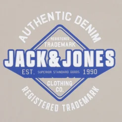 Sale Jack & Jones - JJELOGO TEE SS ONECK 2COL 24/25 Beige