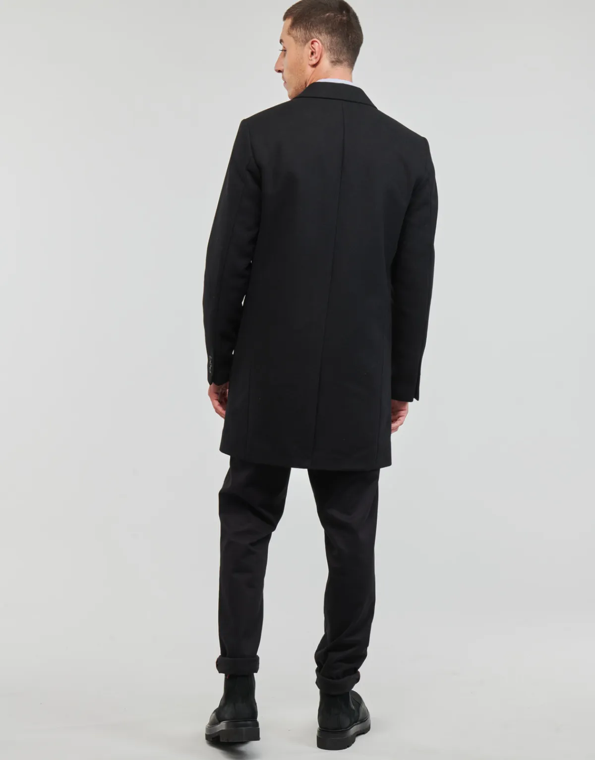 Jack & Jones - JJEMORRISON WOOL COAT SN Noir