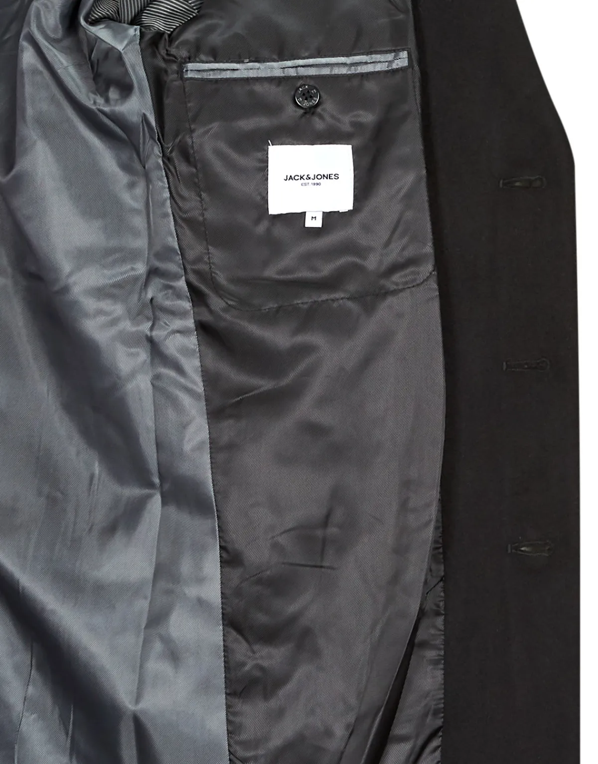 Jack & Jones - JJEMORRISON WOOL COAT SN Noir