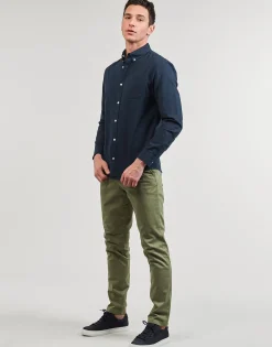 Outlet Jack & Jones - JJEOXFORD SHIRT LS Marine