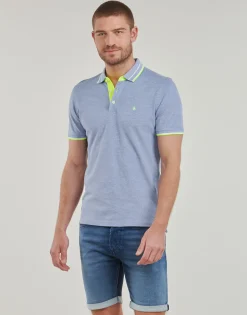 Jack & Jones - JJEPAULOS POLO SS Bleu