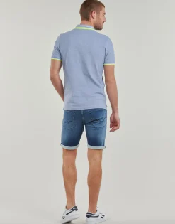 Jack & Jones - JJEPAULOS POLO SS Bleu
