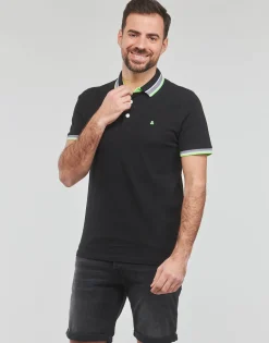 Jack & Jones - JJEPAULOS POLO SS Noir Clearance