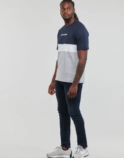 Online Jack & Jones - JJEREID BLOCKING TEE SS Multicolore