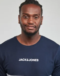 Online Jack & Jones - JJEREID BLOCKING TEE SS Multicolore