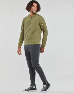 Jack & Jones - JJERUSH BOMBER Kaki Outlet