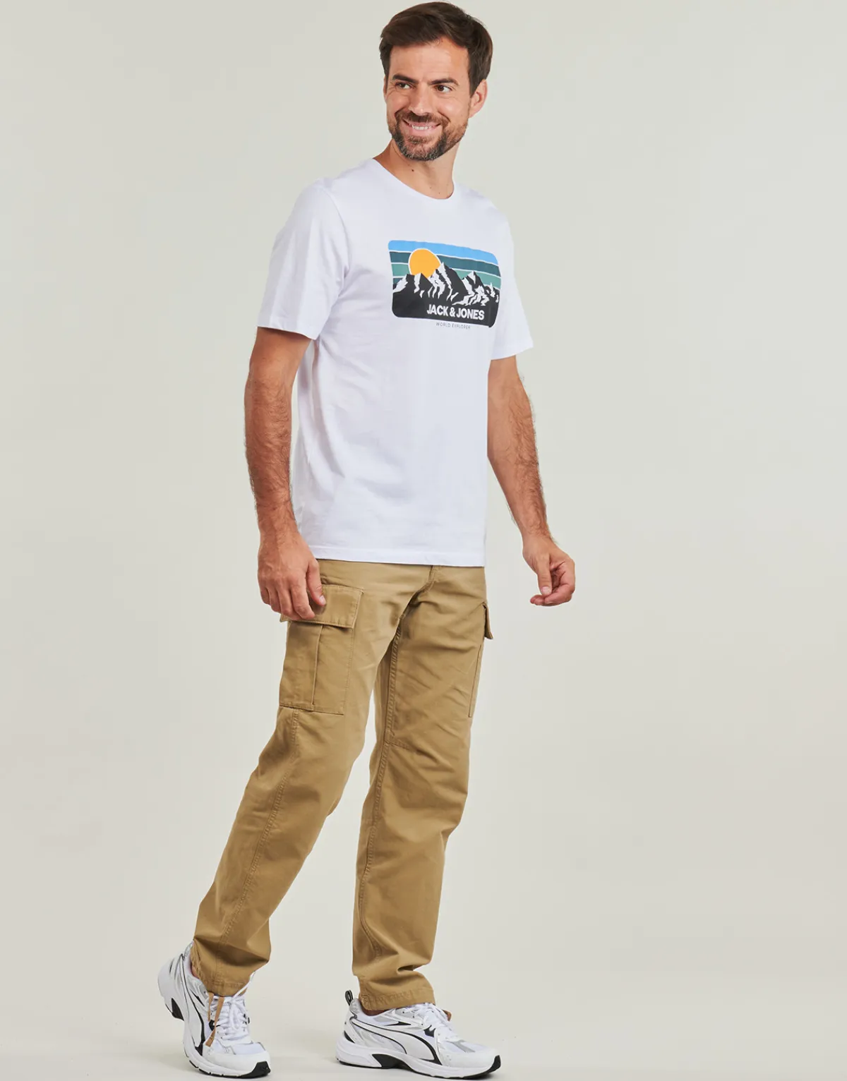 Clearance Jack & Jones - JJPEAK Blanc