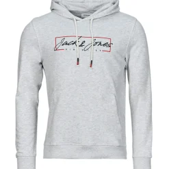 Jack & Jones - JJZURI SWEAT HOOD Blanc Sale