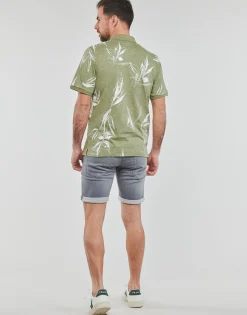Clearance Jack & Jones - JORCRAYON AOP POLO SS Kaki