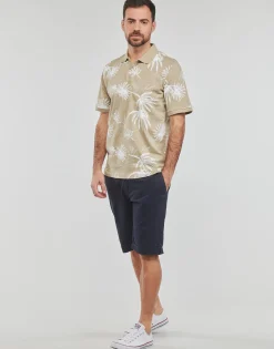 Jack & Jones - JORCRAYON AOP POLO SS Beige Hot