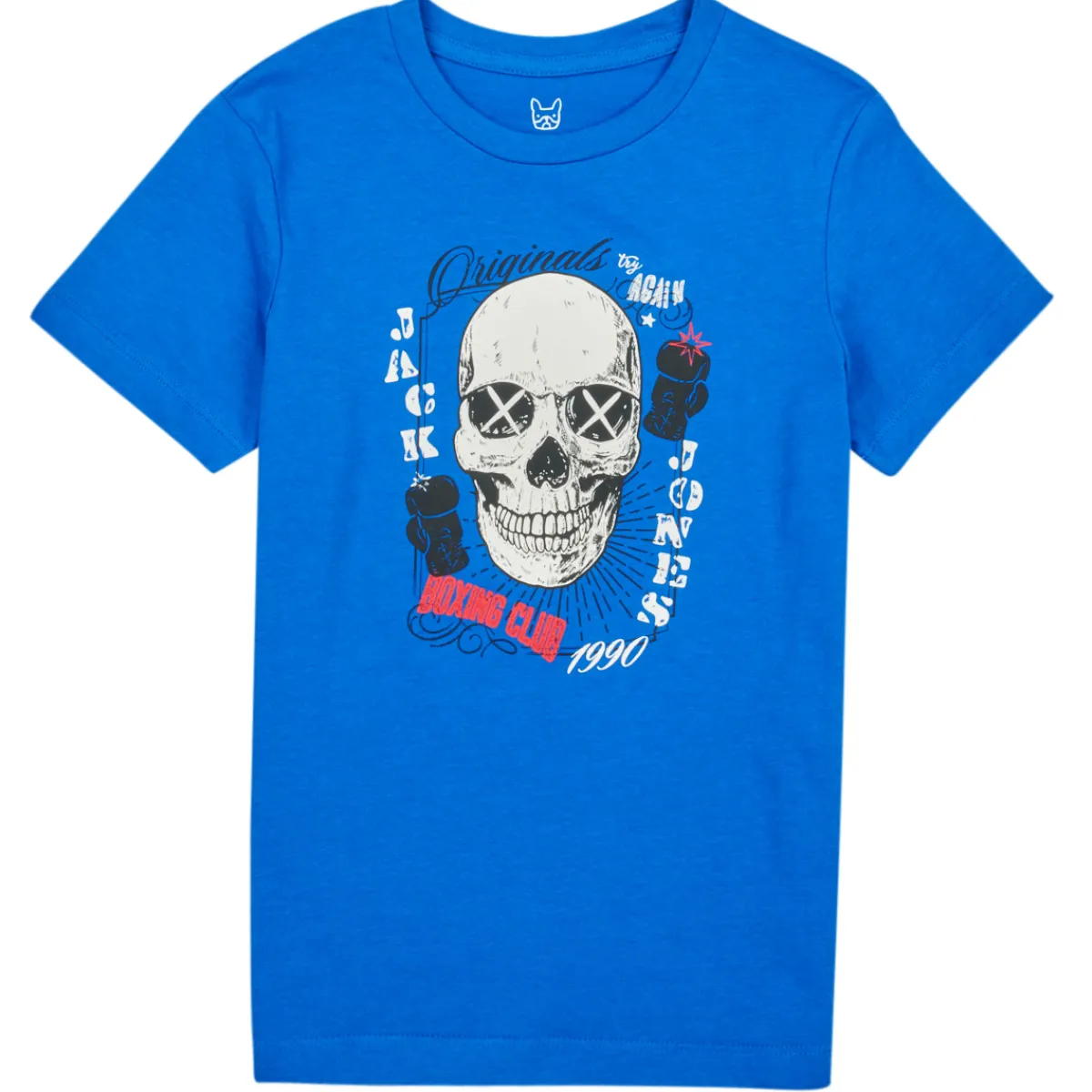 Best Jack & Jones - JORROXBURY TEE SS CREW NECK Bleu