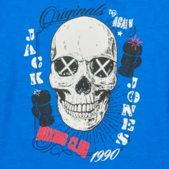 Best Jack & Jones - JORROXBURY TEE SS CREW NECK Bleu