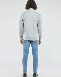 Jack & Jones - JPRBLUARCHIE SWEAT ZIP HIGH NECK Gris