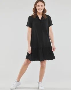 New JDY - LION S/S PLACKET DRESS Noir