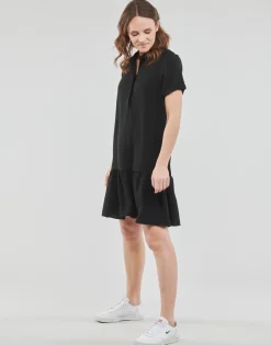 New JDY - LION S/S PLACKET DRESS Noir