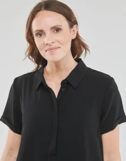 New JDY - LION S/S PLACKET DRESS Noir