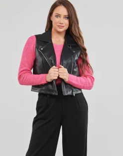 Hot JDY - NEWETTA FAUX LEATHER WAISTC. OTW SIE Noir