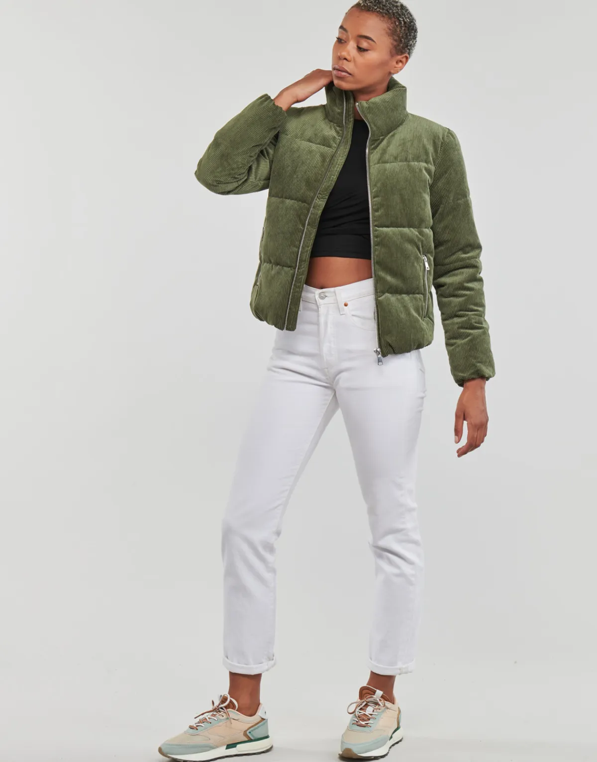 JDY - NEWLEXA PADDED CORDUR JACKET OTW NEW Vert Clearance