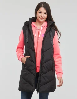 Hot JDY - SKYLAR PADDED HOOD WAISTCOAT OTW Noir