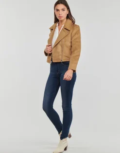 Online JDY - TENNESSEE LEO BIKER JACKET OTW QIQ Marron