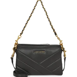 LANCASTER - SOFT MATELASSE 23 Noir Discount