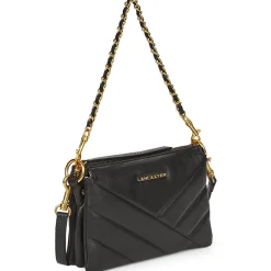 LANCASTER - SOFT MATELASSE 23 Noir Discount