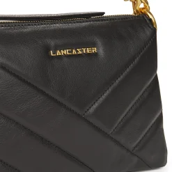 LANCASTER - SOFT MATELASSE 23 Noir Discount