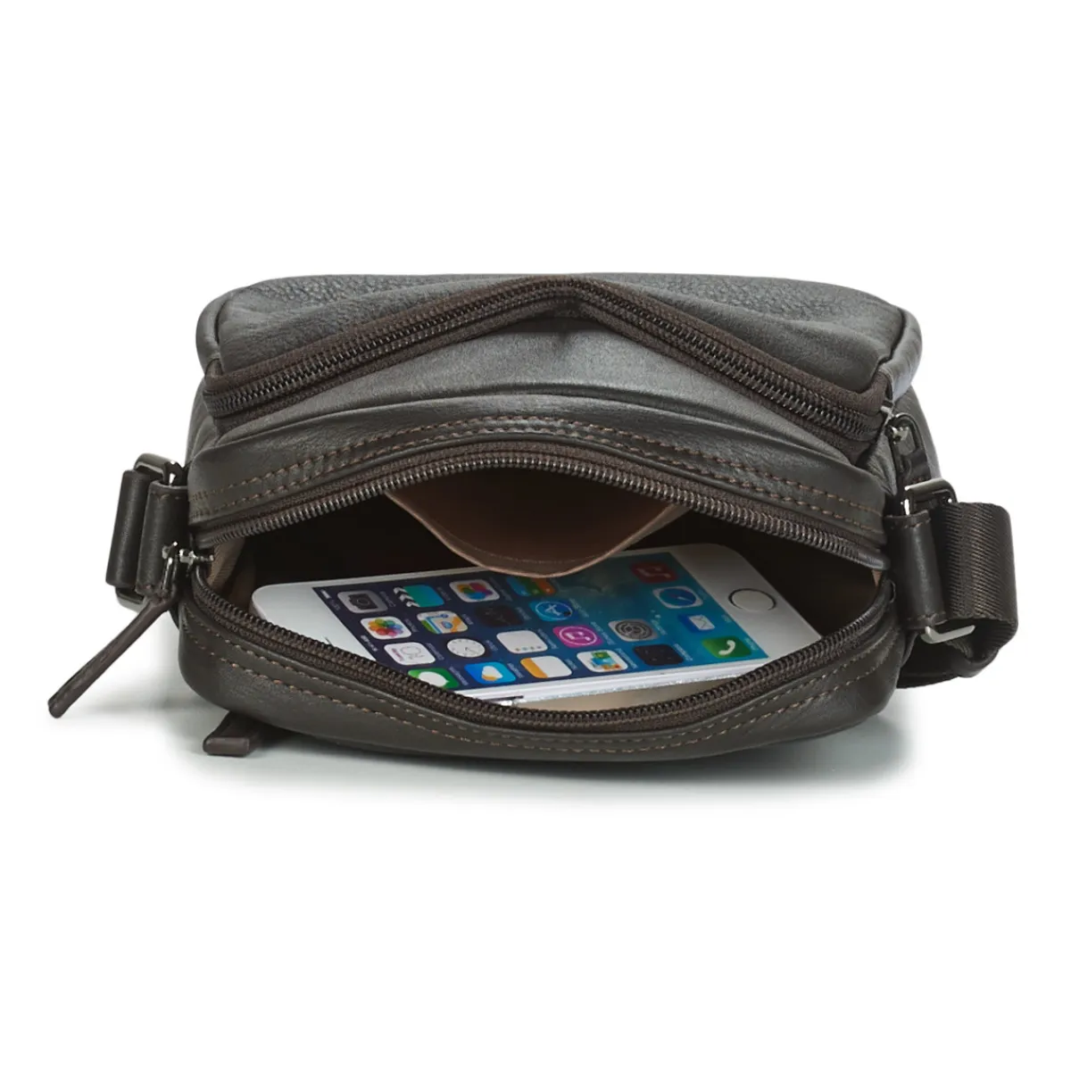 LANCASTER - SOFT VINTAGE HOMME 10 Marron Sale