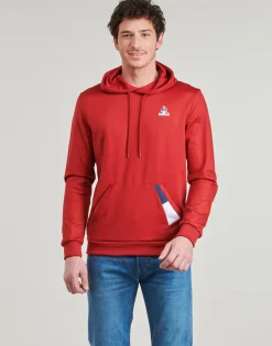 Online Le Coq Sportif - TRI SP HOODY N°1 M Rouge