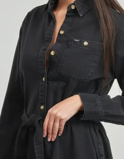 Discount Lee - ALL PURPOSE SHIRT DRESS Noir