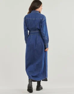 Online Lee - BELTED WESTERN DRESS Bleu