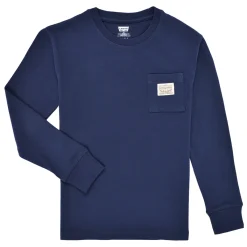 Levi's - LVB LONG SLEEVE POCKET TEE Marine Discount