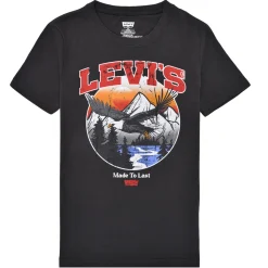 Levi's - LVB SOAR LIKE AN EAGLE TEE Noir Outlet
