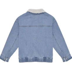 Levi's - LVG DENIM JACKET W/ SHERPA COL Bleu Discount