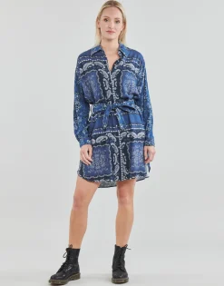 Liu Jo - ABITO CAMICIA DEN.BLUE PRINTS WASH BLEU Best