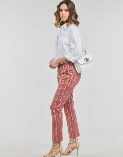 Discount Liu Jo - PANT CHINO Rouge