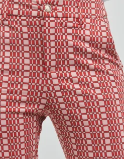 Discount Liu Jo - PANT CHINO Rouge