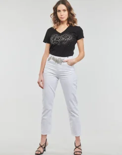 Discount Liu Jo - PANT STRAIGHT FIT Blanc