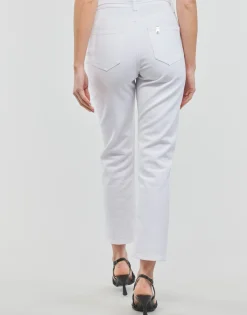 Discount Liu Jo - PANT STRAIGHT FIT Blanc