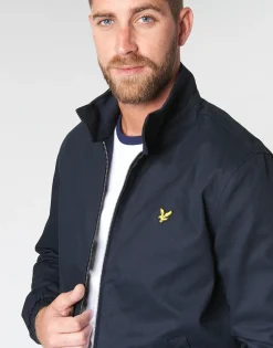 Sale Lyle & Scott - HARRINGTON JACKET Marine