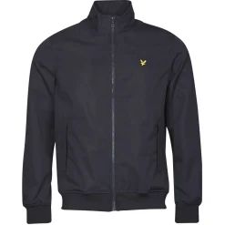 New Lyle & Scott - MESH BACKED FUNNEL NECK JACKET Bleu