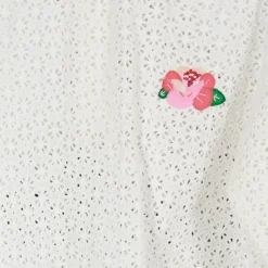 Online Manoush - FLOWER BADGE Blanc