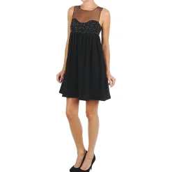 Online Manoush - ROBE ETINCELLE Noir