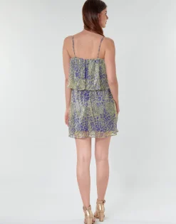 Clearance Marciano - LIQUID LEOPARD DRESS Multicolore