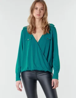 New Marciano - SALLY CREPE TOP Vert