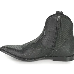 Mimmu - PYTHON INTAG Noir Discount