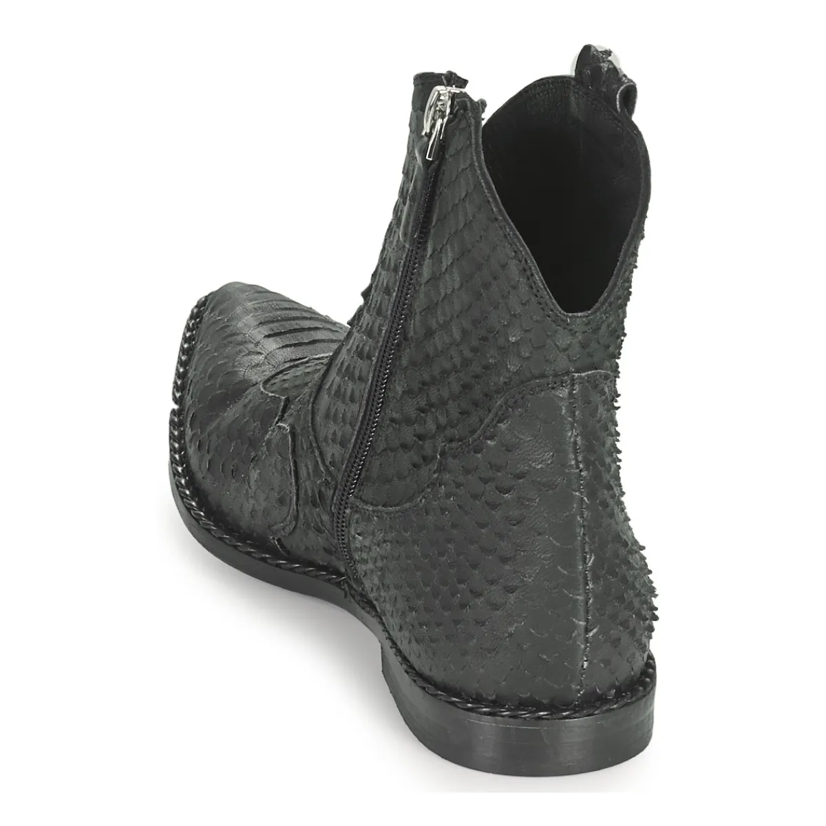 Mimmu - PYTHON INTAG Noir Discount