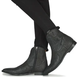 Mimmu - PYTHON INTAG Noir Discount