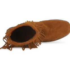 Hot Minnetonka - HI TOP BACK ZIP BOOT Marron